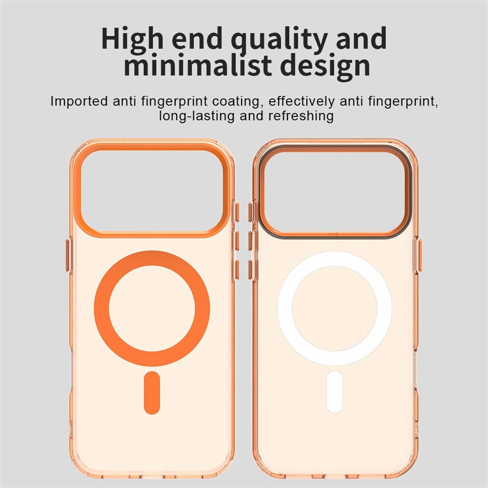 Custodia MagSafe per Apple iPhone 18 Pro Max / 17 Pro Max, Techsuit, CandyCase, Arancione
