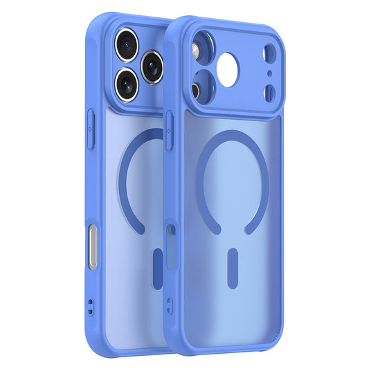 Custodia MagSafe per Apple iPhone 18 Pro Max / 17 Pro Max, Techsuit, HaloFrost II, Blu