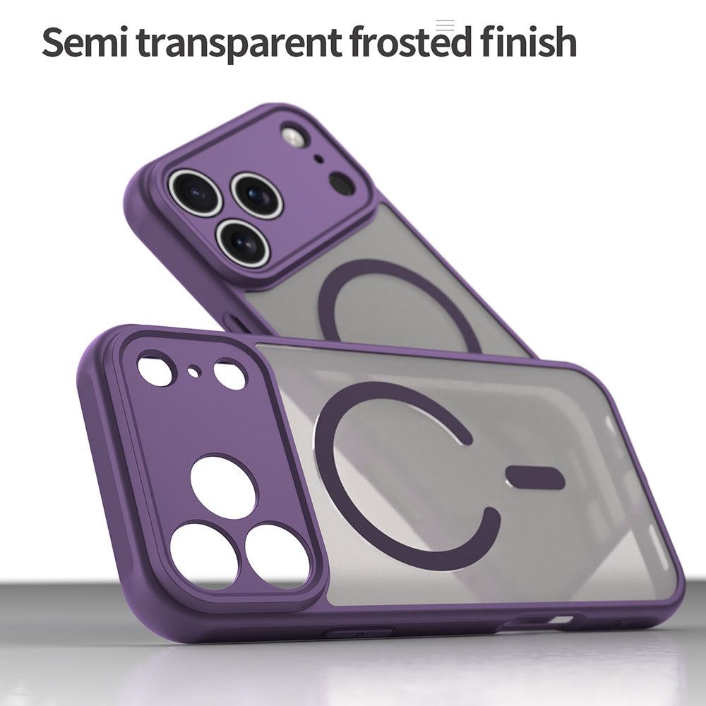 Custodia MagSafe per Apple iPhone 18 Pro Max / 17 Pro Max, Techsuit, HaloFrost II, Viola