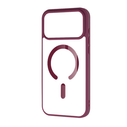 Custodia MagSafe per Apple iPhone 18 Pro Max / 17 Pro Max, Techsuit, Pro, Rosso Scuro