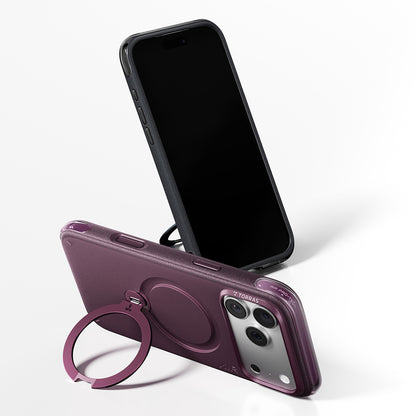 MagSafe Case for Apple iPhone 18 Pro Max / 17 Pro Max, Torras, Ostand Q3 Air Essential, Purple