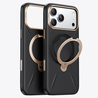 Custodia MagSafe per Apple iPhone 18 Pro Max / 17 Pro Max, Torras, QPRO Leather, Nera