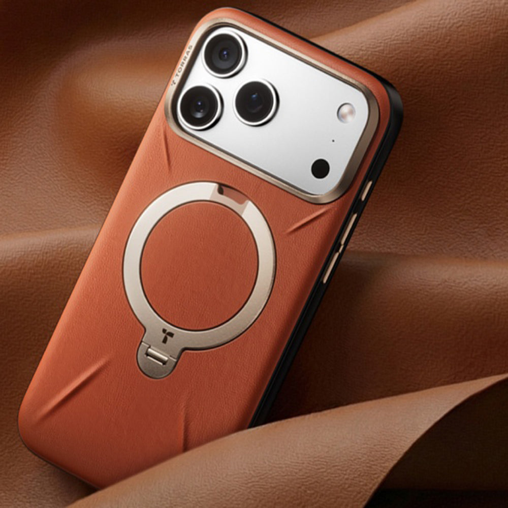 Custodia MagSafe per Apple iPhone 18 Pro Max / 17 Pro Max, Torras, QPRO Leather, Nera
