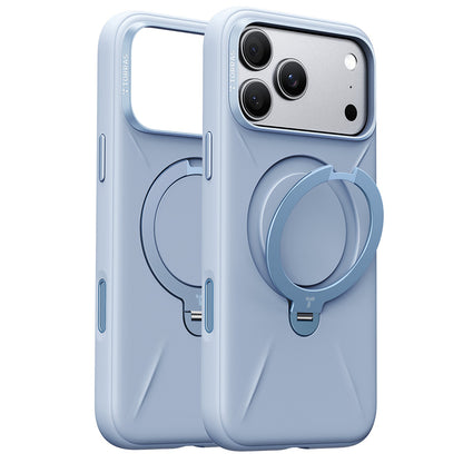 Custodia MagSafe per Apple iPhone 18 Pro Max / 17 Pro Max, Torras, QPRO Silicone, Blu