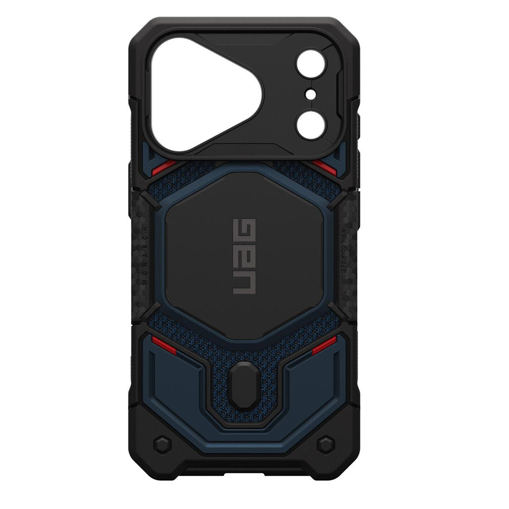 Custodia MagSafe per Apple iPhone 18 Pro Max / 17 Pro Max, Urban Armor Gear, Monarch Pro Kevlar, Blu Navy