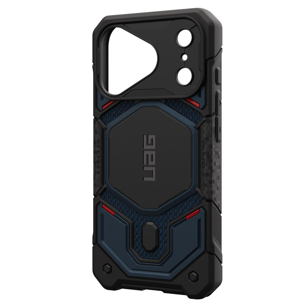 Custodia MagSafe per Apple iPhone 18 Pro Max / 17 Pro Max, Urban Armor Gear, Monarch Pro Kevlar, Blu Navy