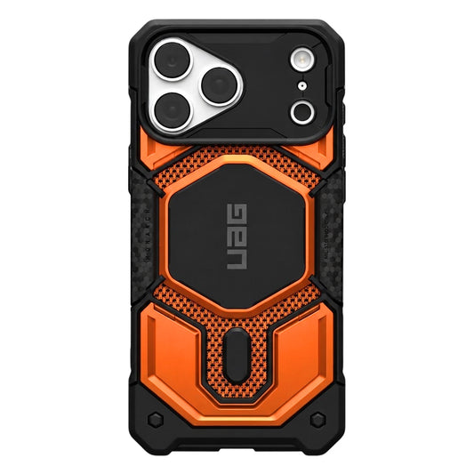 Custodia MagSafe per Apple iPhone 18 Pro Max / 17 Pro Max, Urban Armor Gear, Monarch Pro Kevlar, Arancione