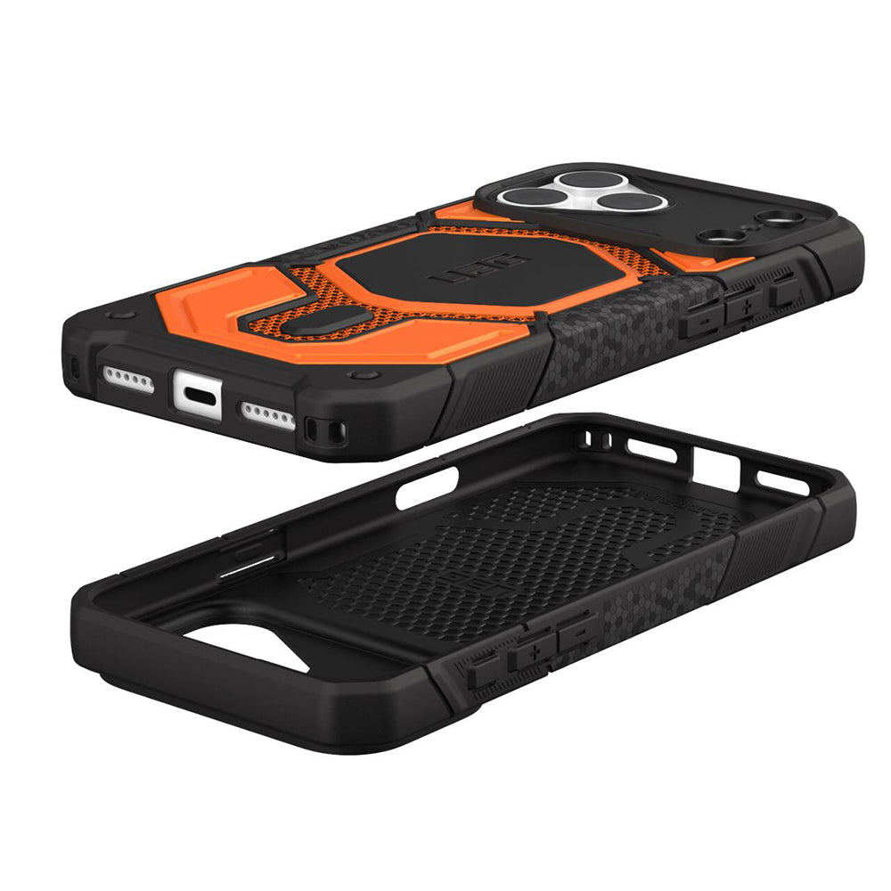 Custodia MagSafe per Apple iPhone 18 Pro Max / 17 Pro Max, Urban Armor Gear, Monarch Pro Kevlar, Arancione