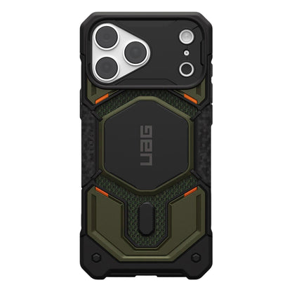 Custodia MagSafe per Apple iPhone 18 Pro Max / 17 Pro Max, Urban Armor Gear, Monarch Pro Kevlar, Verde