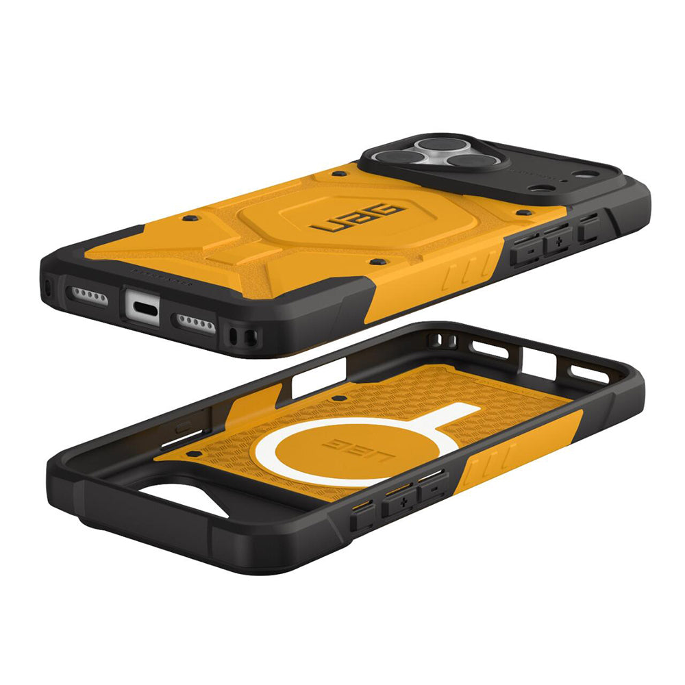 Custodia MagSafe per Apple iPhone 18 Pro Max / 17 Pro Max, Urban Armor Gear, Pathfinder, Gialla