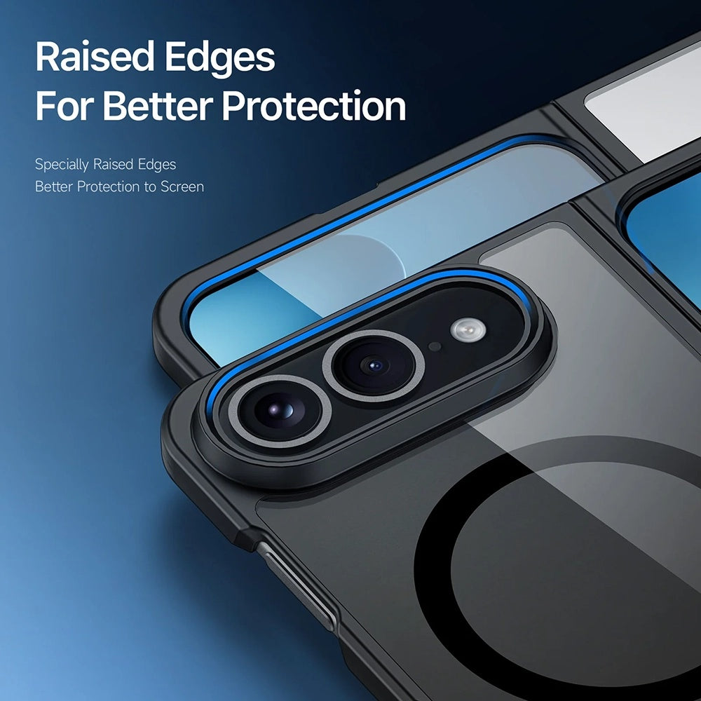 Custodia MagSafe per Apple iPhone Duo, DUX DUCIS, Aimo, nera