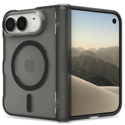 Custodia MagSafe per Apple iPhone Duo, Spigen, Ultra Hybrid Pro, nera satinata ACS11689