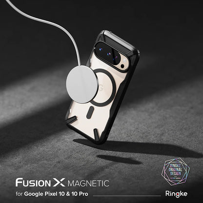 Custodia MagSafe per Google Pixel 10 Pro / 10, Ringke, Fusion X, Nera