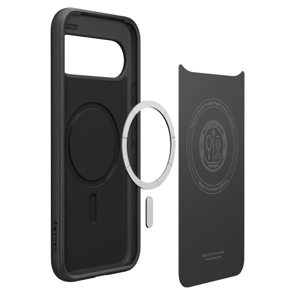 Custodia MagSafe per Google Pixel 10 Pro / 10, Spigen, Caseology Parallax, Nera Opaca ACS09708