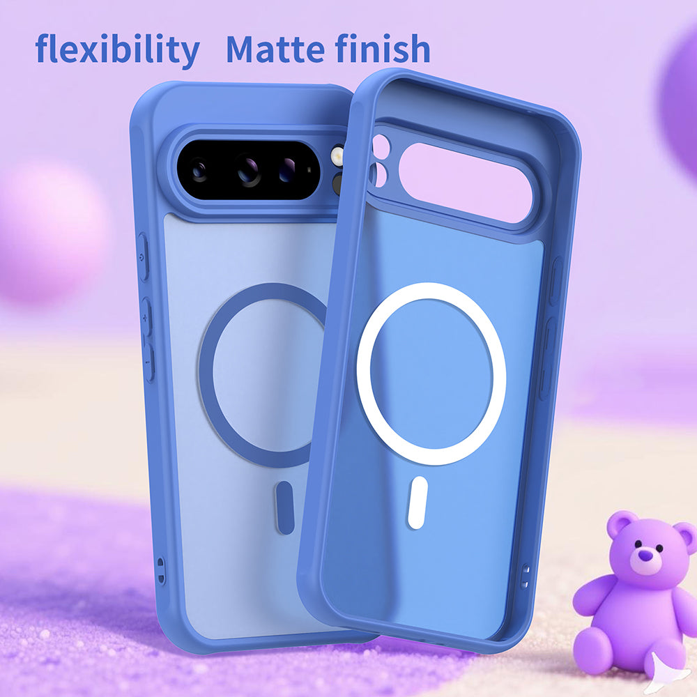 Custodia MagSafe per Google Pixel 10 Pro, Techsuit, HaloFrost II, Blu