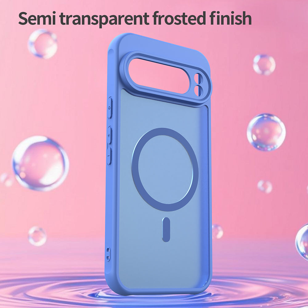 Custodia MagSafe per Google Pixel 10 Pro, Techsuit, HaloFrost II, Blu