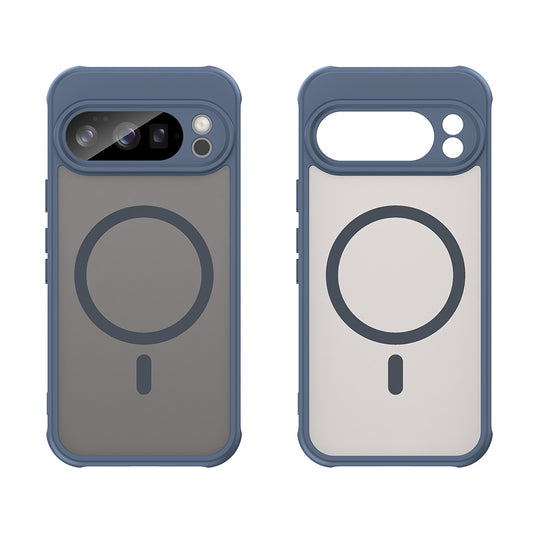 Custodia MagSafe per Google Pixel 10 Pro, Techsuit, HaloFrost II, Blu Navy