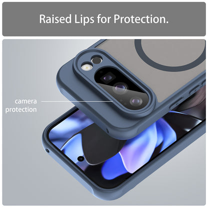 Custodia MagSafe per Google Pixel 10 Pro, Techsuit, HaloFrost II, Blu Navy