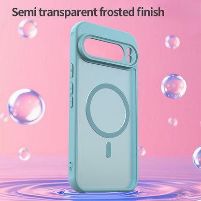 Custodia MagSafe per Google Pixel 10 Pro, Techsuit, HaloFrost II, Verde Chiaro