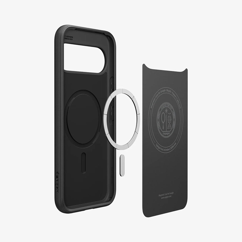 Custodia MagSafe per Google Pixel 10 Pro XL, Spigen, Caseology Parallax, Nera Opaca ACS09731