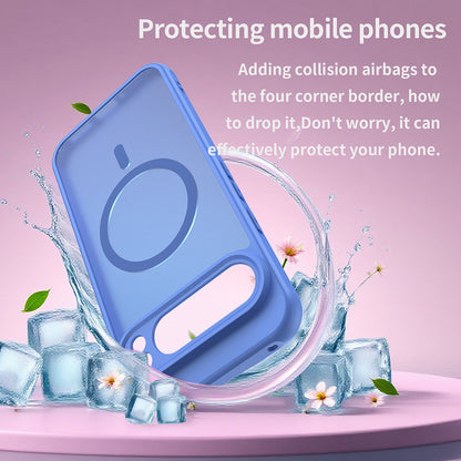 Custodia MagSafe per Google Pixel 10 Pro XL, Techsuit, HaloFrost II, Blu