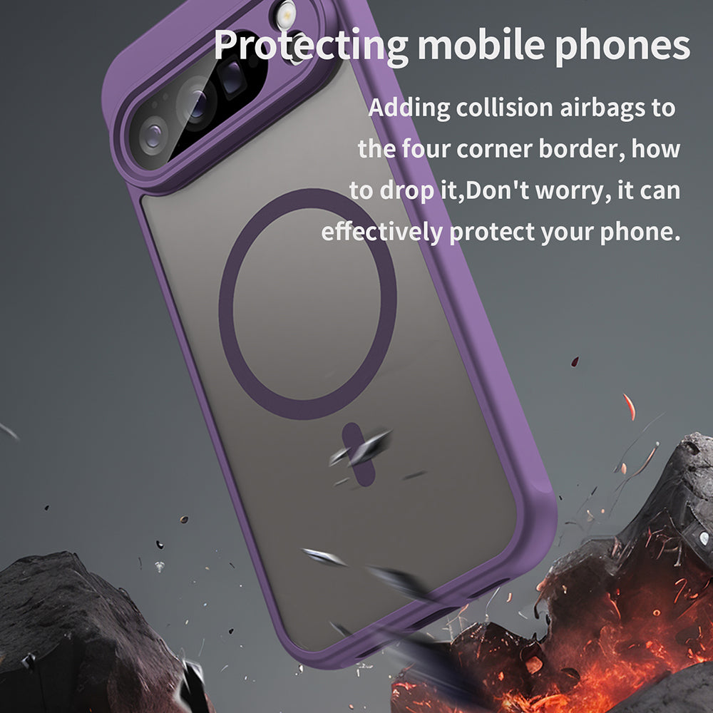 Custodia MagSafe per Google Pixel 10 Pro XL, Techsuit, HaloFrost II, Viola
