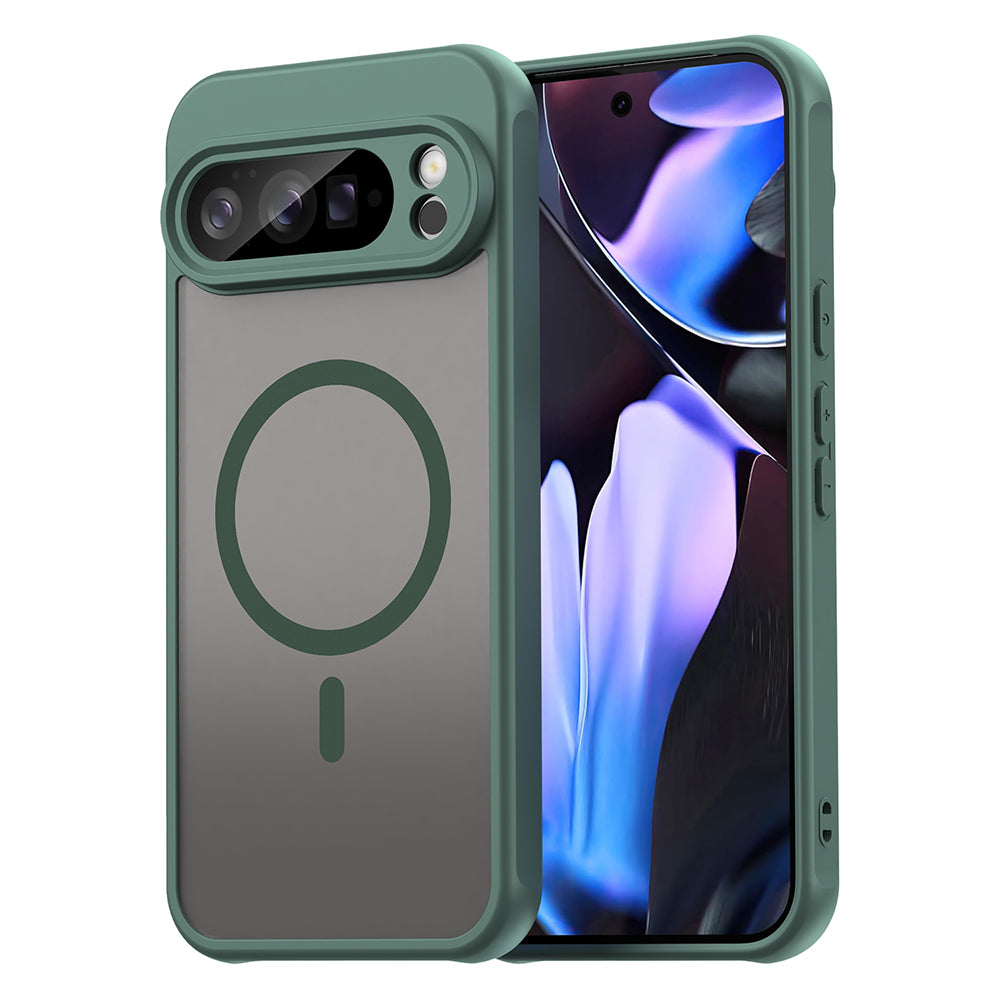 Custodia MagSafe per Google Pixel 10 Pro XL, Techsuit, HaloFrost II, Verde