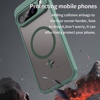 Custodia MagSafe per Google Pixel 10 Pro XL, Techsuit, HaloFrost II, Verde