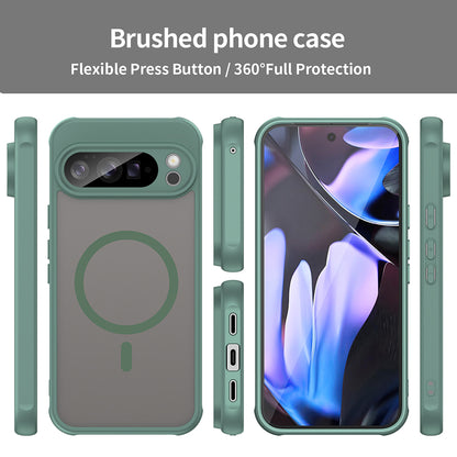 Custodia MagSafe per Google Pixel 10 Pro XL, Techsuit, HaloFrost II, Verde