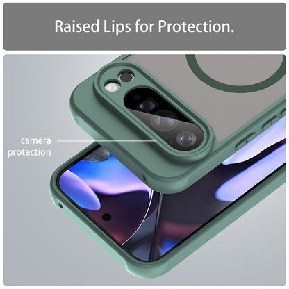 Custodia MagSafe per Google Pixel 10 Pro XL, Techsuit, HaloFrost II, Verde
