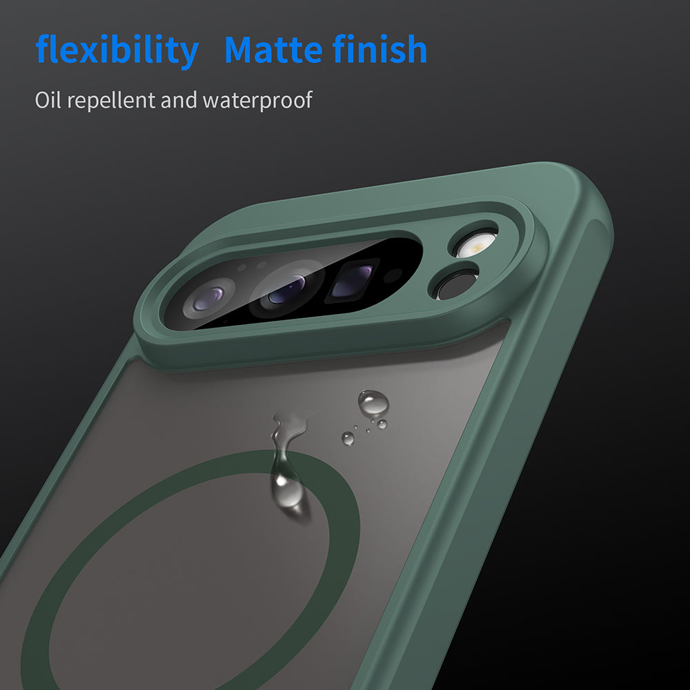 Custodia MagSafe per Google Pixel 10 Pro XL, Techsuit, HaloFrost II, Verde