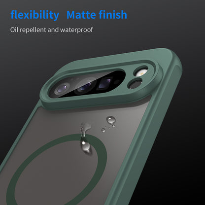 Custodia MagSafe per Google Pixel 10 Pro XL, Techsuit, HaloFrost II, Verde