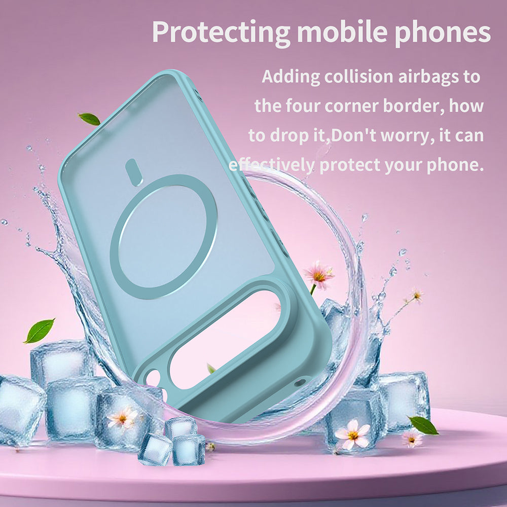 Custodia MagSafe per Google Pixel 10 Pro XL, Techsuit, HaloFrost II, Verde Chiaro