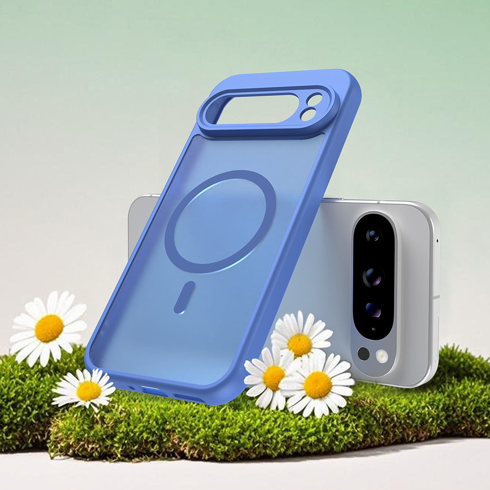 Custodia MagSafe per Google Pixel 10, Techsuit, HaloFrost II, Blu