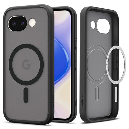 Custodia MagSafe per Google Pixel 10a, Spigen, Ultra Hybrid, Nera Satinata ACS11278