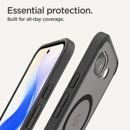 Custodia MagSafe per Google Pixel 10a, Spigen, Ultra Hybrid, Nera Satinata ACS11278
