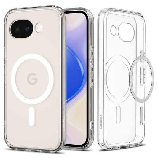 Custodia MagSafe per Google Pixel 10a, Spigen, Ultra Hybrid, Trasparente Bianca ACS11276