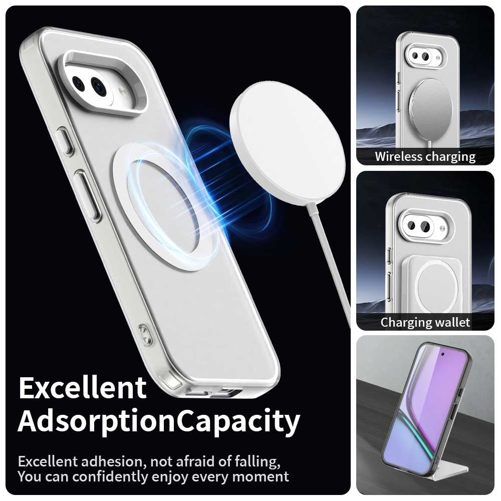 Custodia MagSafe per Google Pixel 10a, Techsuit, CandyCase, Bianca