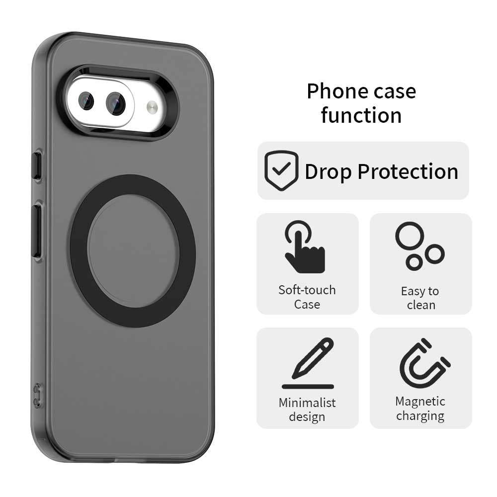 Custodia MagSafe per Google Pixel 10a, Techsuit, CandyCase, Nera