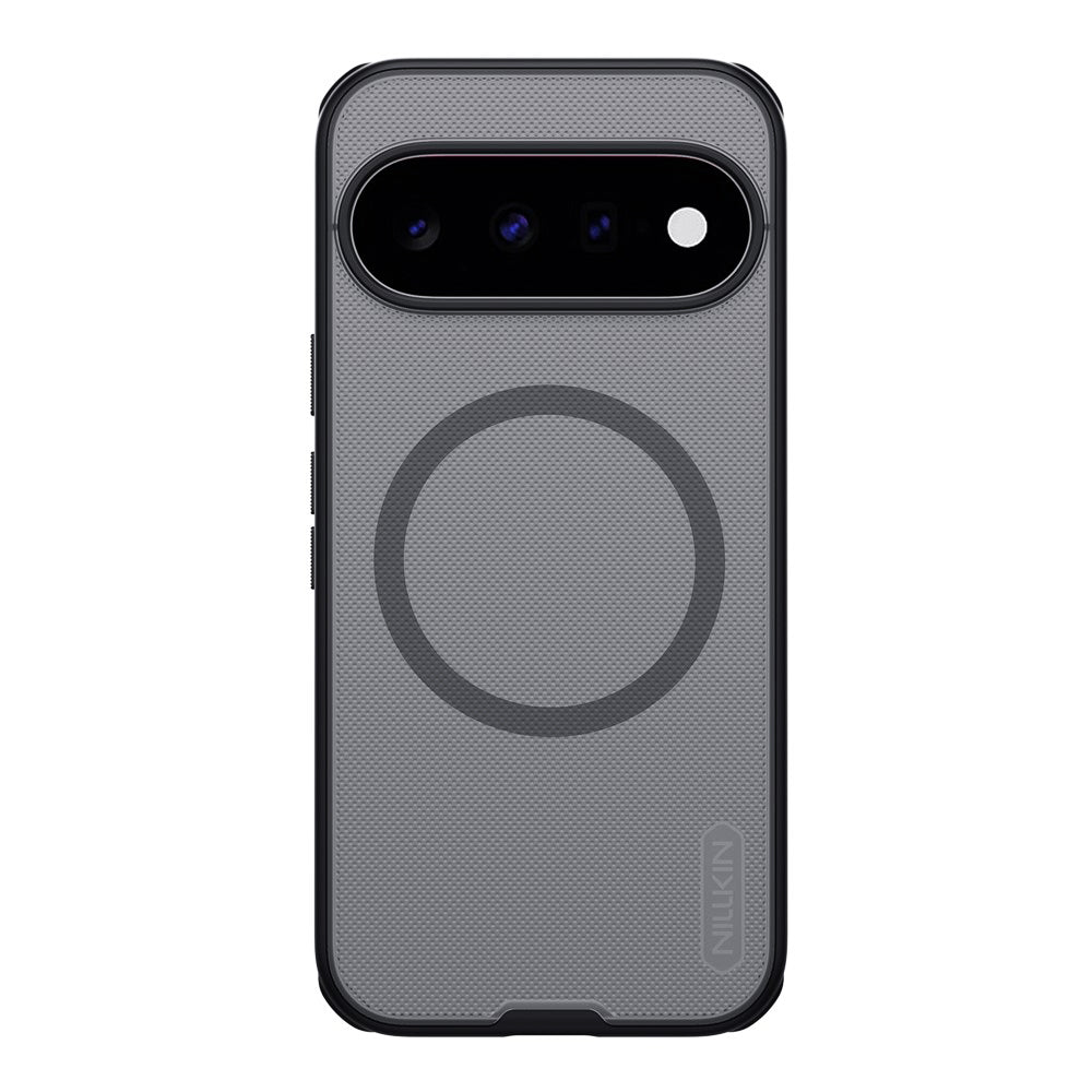Custodia MagSafe per Google Pixel 11, Nillkin, Super Shield Pro, nera trasparente satinata