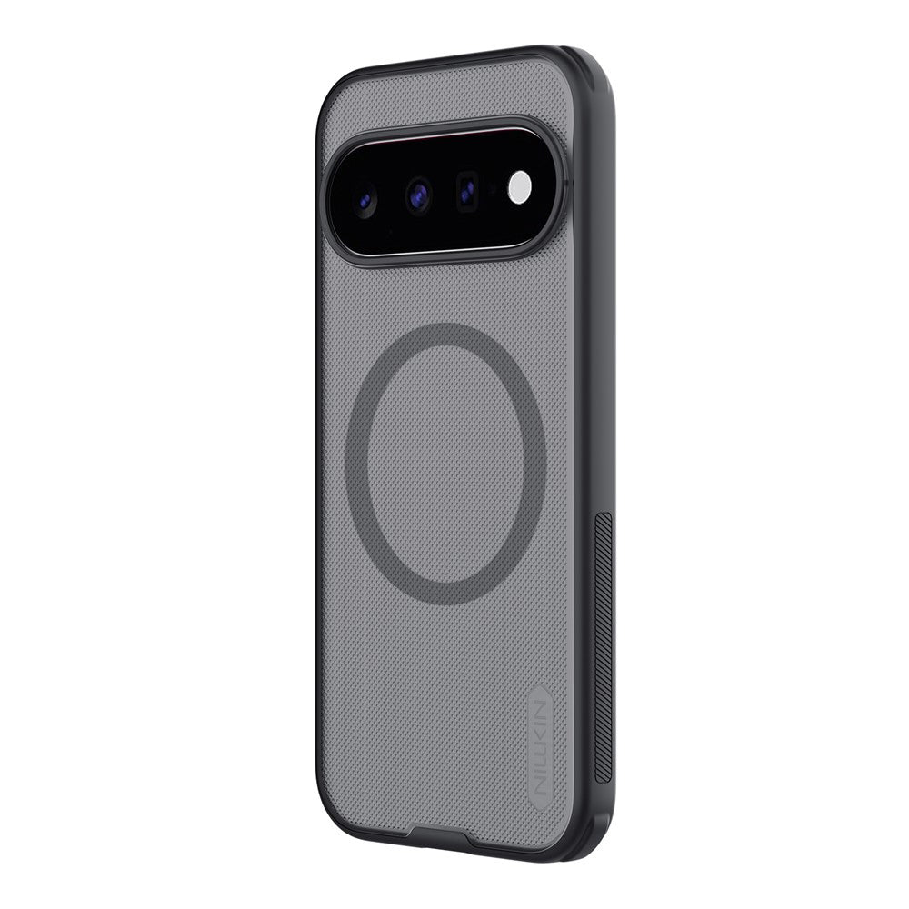 Custodia MagSafe per Google Pixel 11, Nillkin, Super Shield Pro, nera trasparente satinata