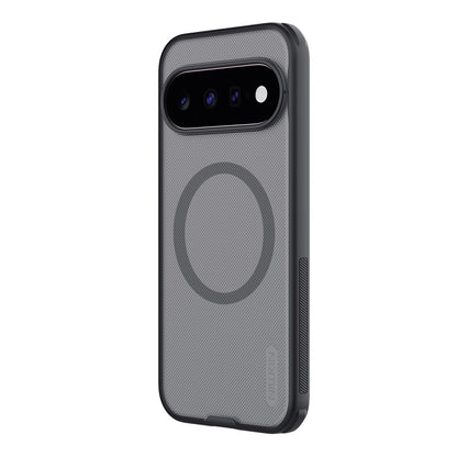 Custodia MagSafe per Google Pixel 11, Nillkin, Super Shield Pro, nera trasparente satinata