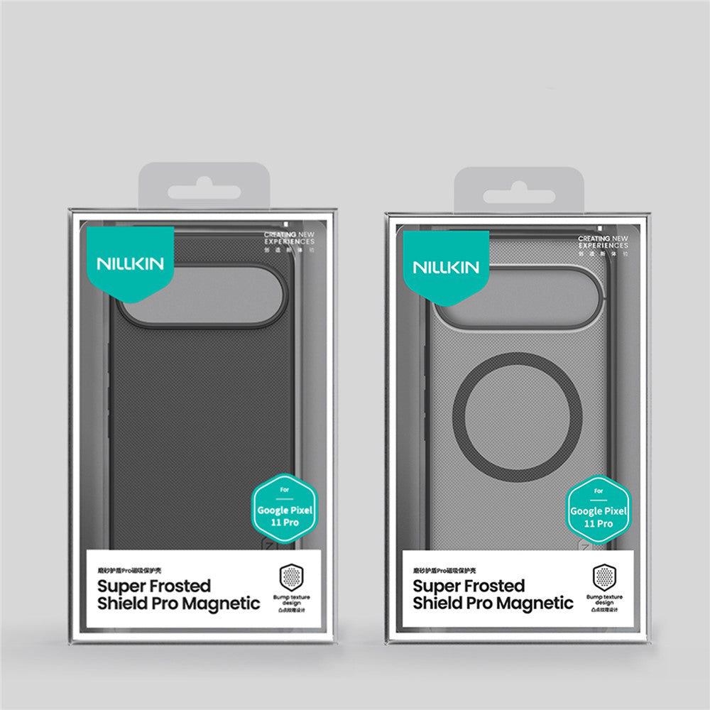 Custodia MagSafe per Google Pixel 11 Pro, Nillkin, Super Shield Pro, nera satinata