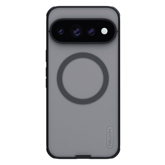 Custodia MagSafe per Google Pixel 11 Pro, Nillkin, Super Shield Pro, nera trasparente satinata