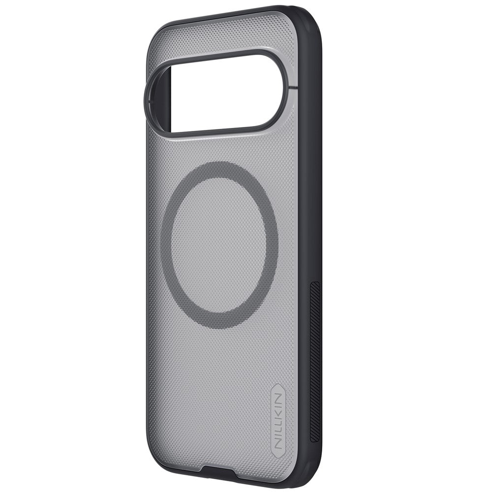 Custodia MagSafe per Google Pixel 11 Pro, Nillkin, Super Shield Pro, nera trasparente satinata