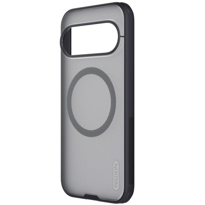 Custodia MagSafe per Google Pixel 11 Pro, Nillkin, Super Shield Pro, nera trasparente satinata