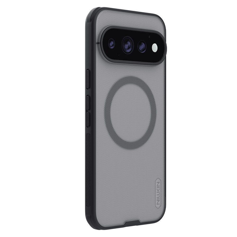 Custodia MagSafe per Google Pixel 11 Pro, Nillkin, Super Shield Pro, nera trasparente satinata