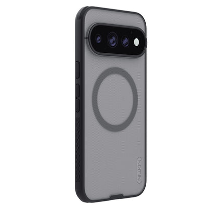 Custodia MagSafe per Google Pixel 11 Pro, Nillkin, Super Shield Pro, nera trasparente satinata