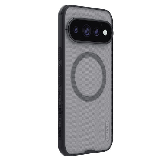 Custodia MagSafe per Google Pixel 11 Pro, Nillkin, Super Shield Pro, nera trasparente satinata