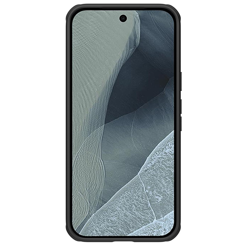 Custodia MagSafe per Google Pixel 11 Pro, Nillkin, Super Shield Pro, nera trasparente satinata